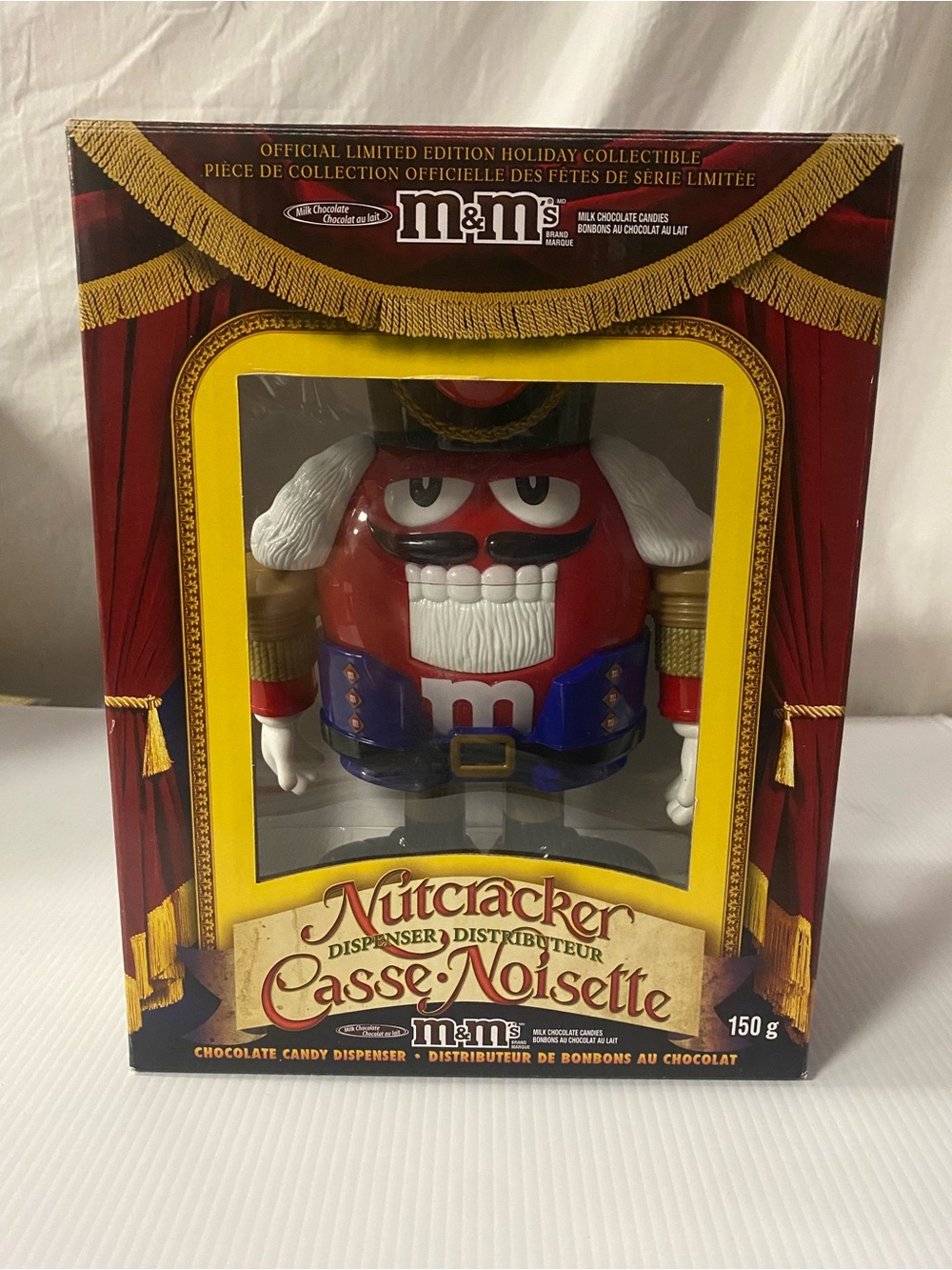 Limited Edition M&M Red Nutcracker Candy Dispenser